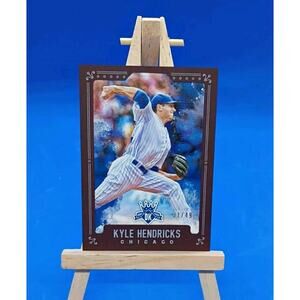 2017 Panini Diamond Kings - SP Kyle Hendricks #117 Brown Framed /49